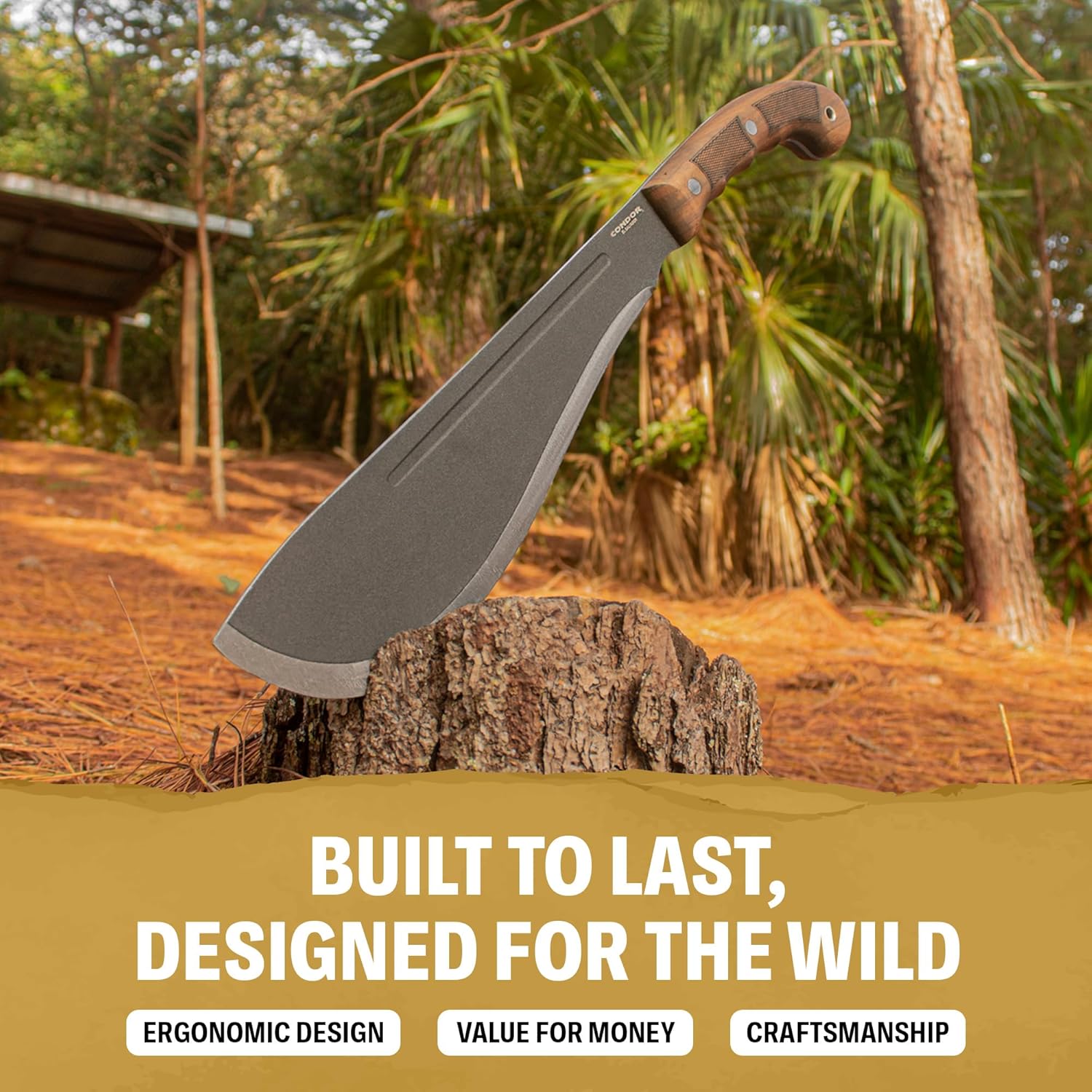 Condor Tool & Knife CTK3955122HC: Departure Bolo Machete