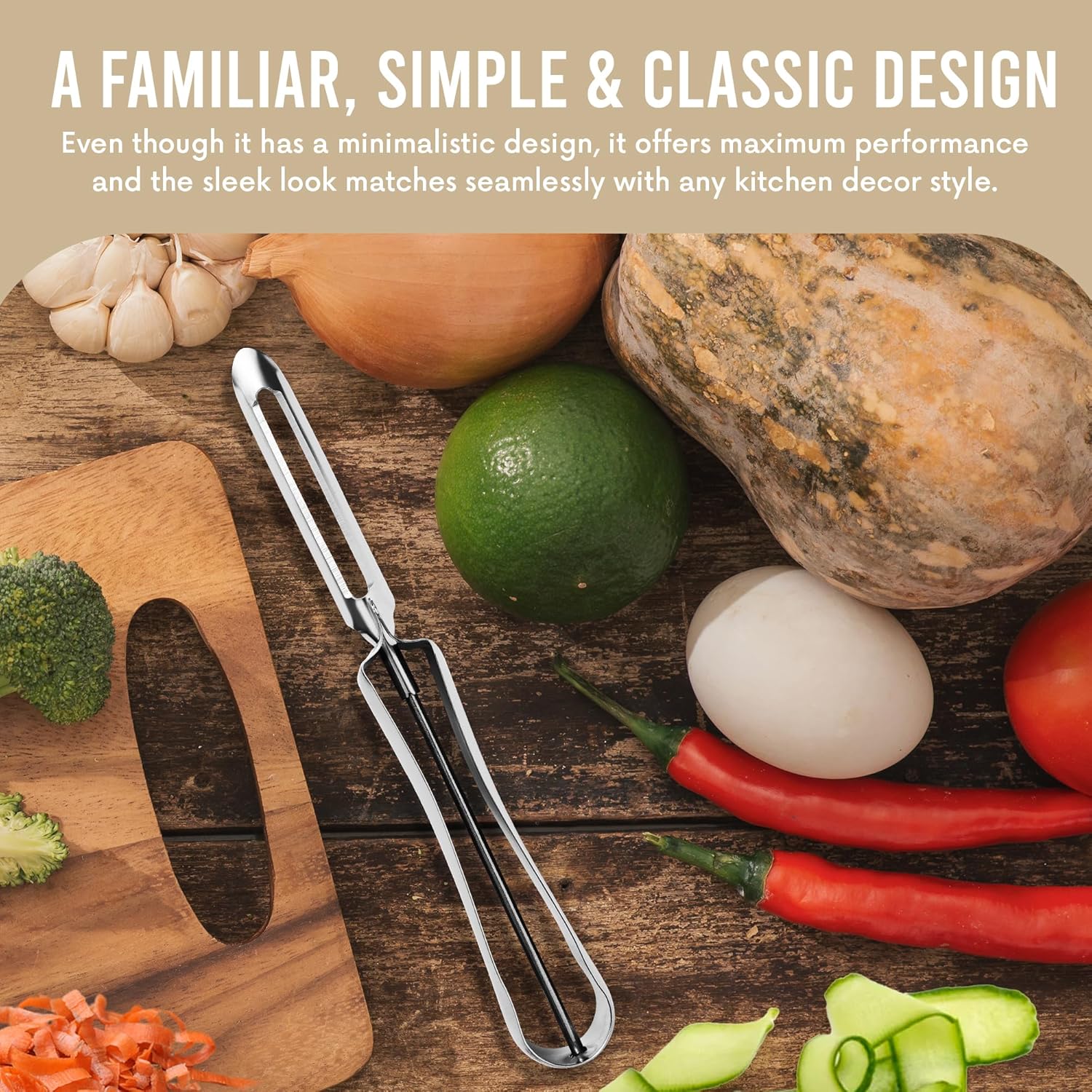 Linden Sweden Original Jonas Vegetable Peeler | Stainless Steel 3 Pack