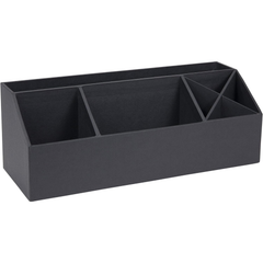 Bigso Elisa Desktop Organizer - 4.9 x 13 x 4.9in Dark Gray