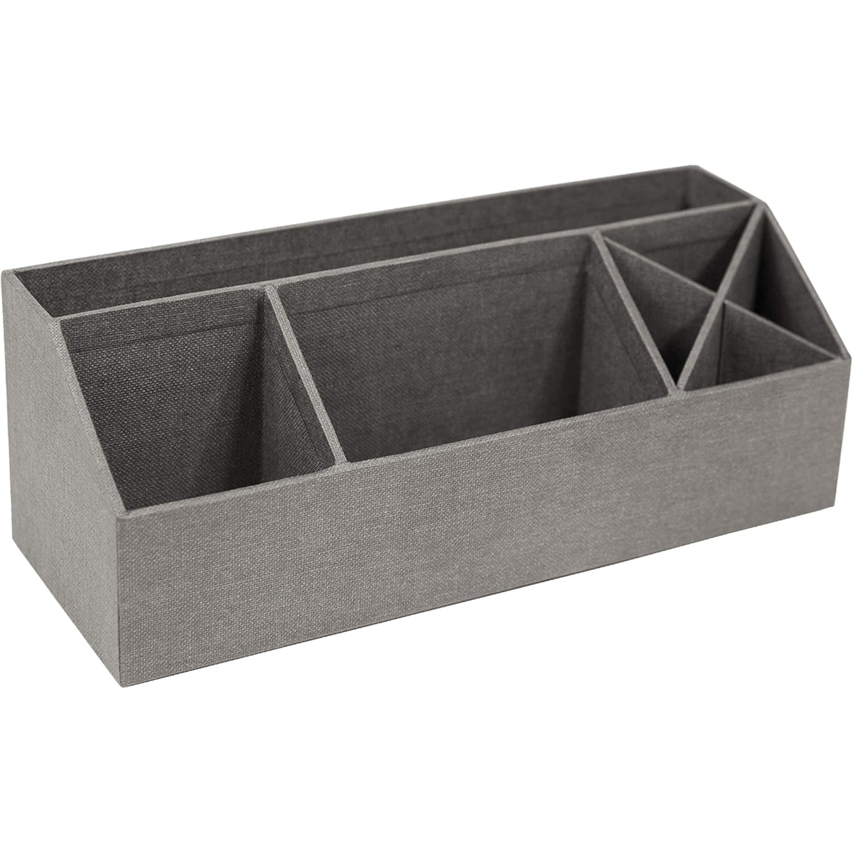 Bigso Elisa Desktop Organizer | Durable Office Desk Organizer | Canvas Gray