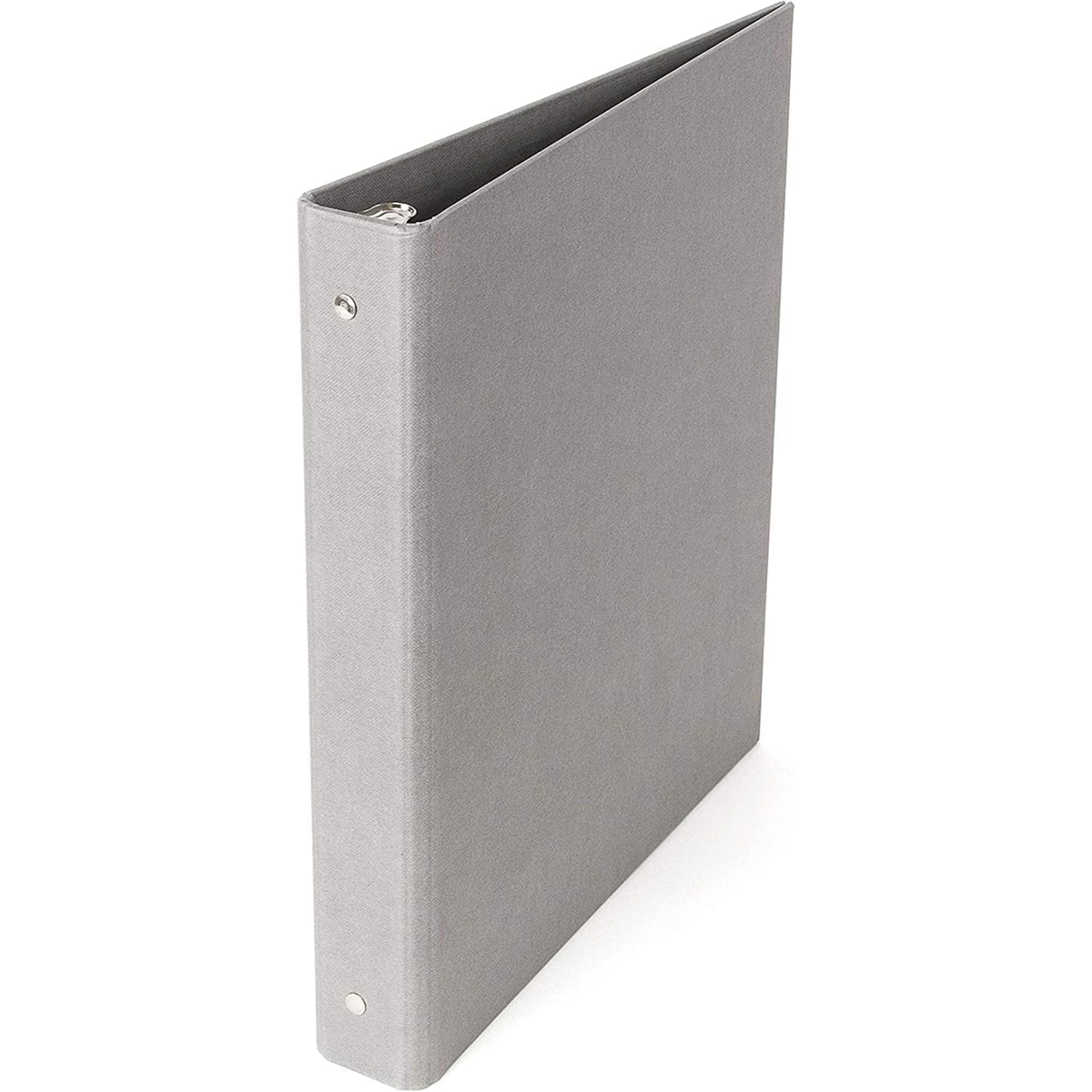 Bigso Ringo Fiberboard 3-Ring Binder Organizer (1-inch Ring), 11 x 11.8 x 1 in, Grey