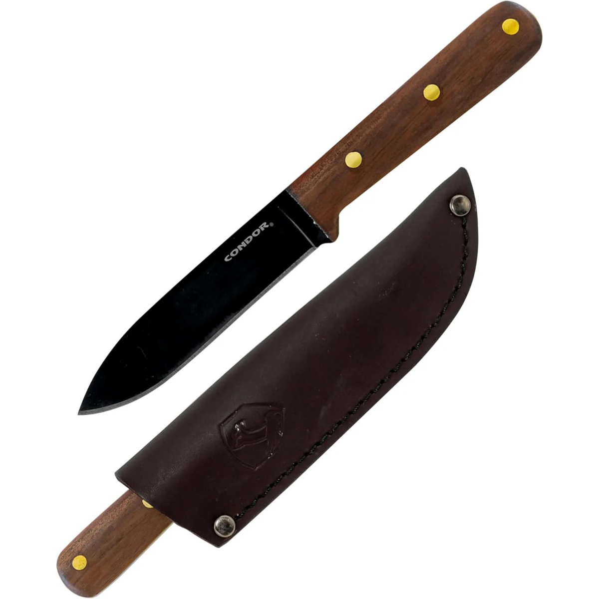 Condor Tool & Knife, Kephart Knife, 4-1/2in Blade, Hardwood Handle with Sheath