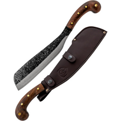Condor Tool & Knife, Village Parang Machete, 12in Blade, Hardwood Handle with Sheath, brown